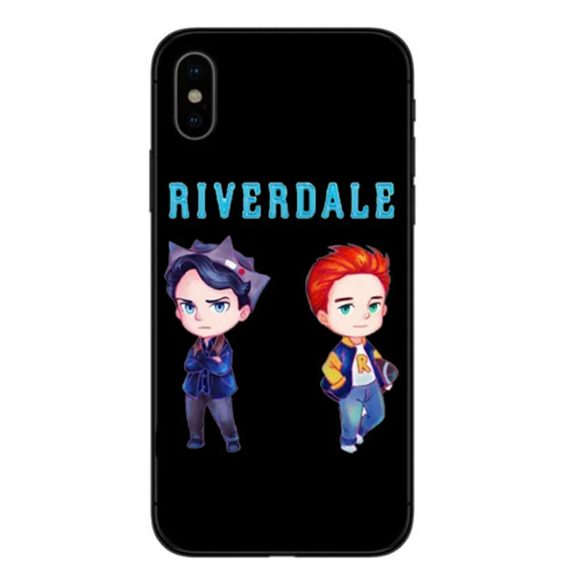 TV Americana Riverdale Jughead Jones Woz Aqui Rigido South Side Serpents Soft silicone Phone Case Para iphone 4 5 6 7 8 X Plus X
