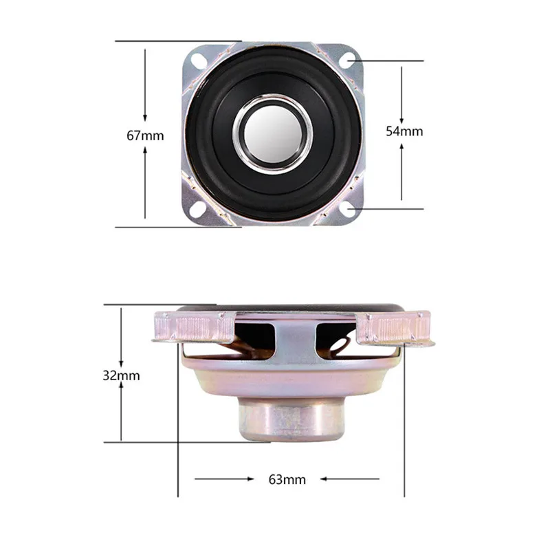 LEORY 4ohm 15W неодимовый магнит HIFI чистый звук маленький динамик DIY домашний Lou динамик