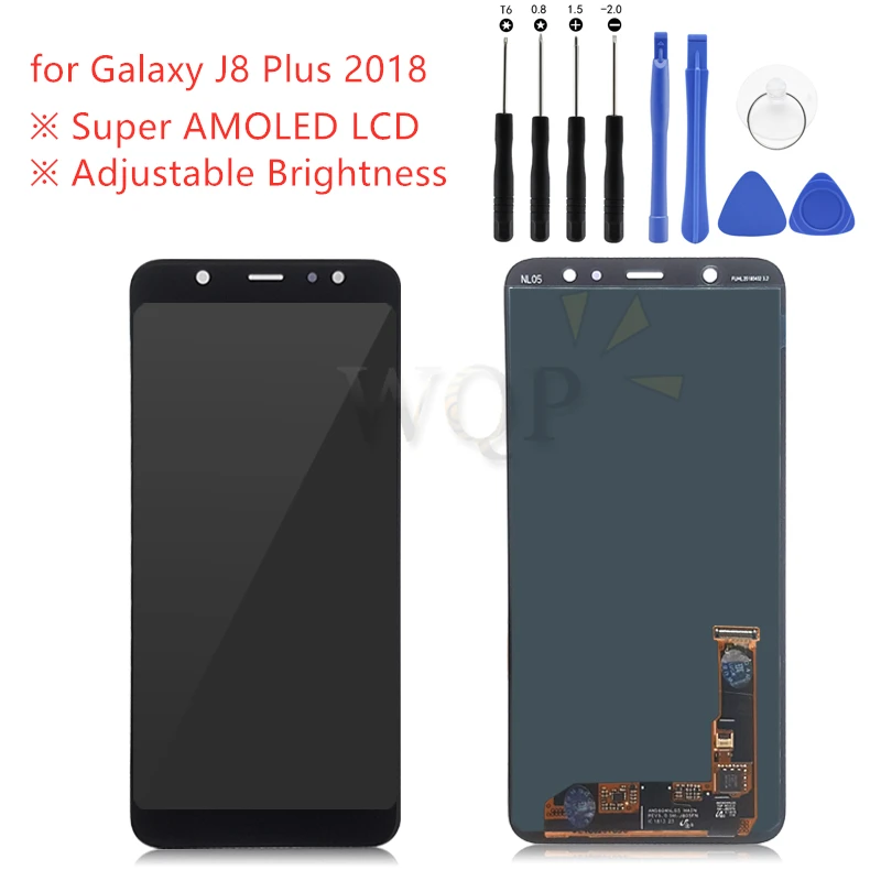 

for Samsung Galaxy J8 Plus 2018 LCD Display Touch Screen Digitizer for Samsung Galaxy J8 Plus J805 LCD Display Repair Parts