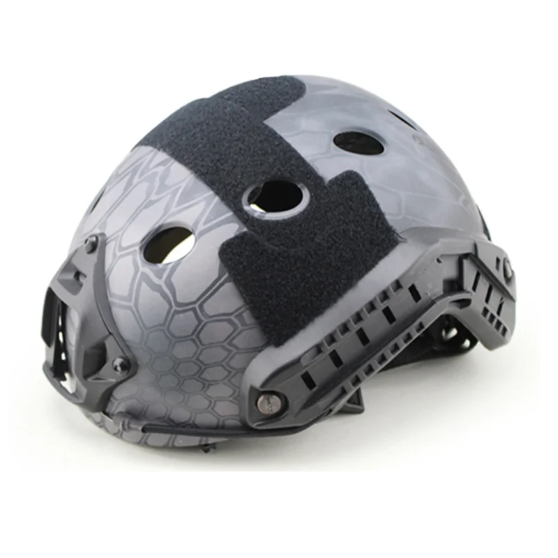 

Tactical FAST Sports Safety Helmets PJ TYPE for Airsoft Painball Military Adjustable CS Dial Pararescue Jump Protective Helmet