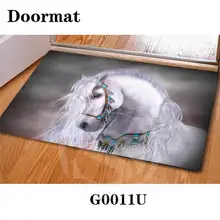 Personnalisé Beau cheval Paillasson Home Decor Chambre Tapis Classique Durable Tapis de Sol Livraison Gratuite SQ0630-KL823