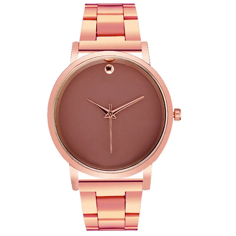 Fashion Women casual  watch Crystal Stainless Steel Analog Quartz Wrist Watch Bracelet Women Clock reloj mujer Elegant M08 (2)