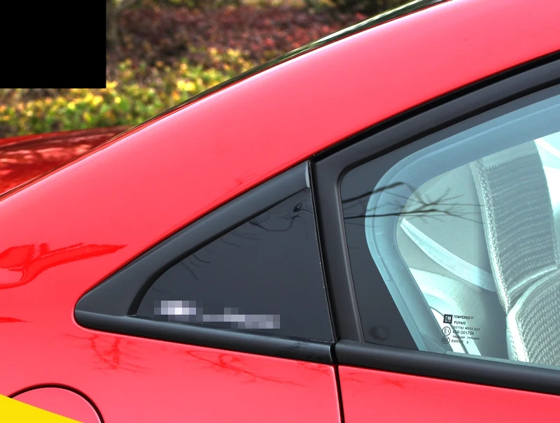 Хромированный спойлер на заднее стекло для Chevrolet Cruze 2009 2015 треугольная наклейка