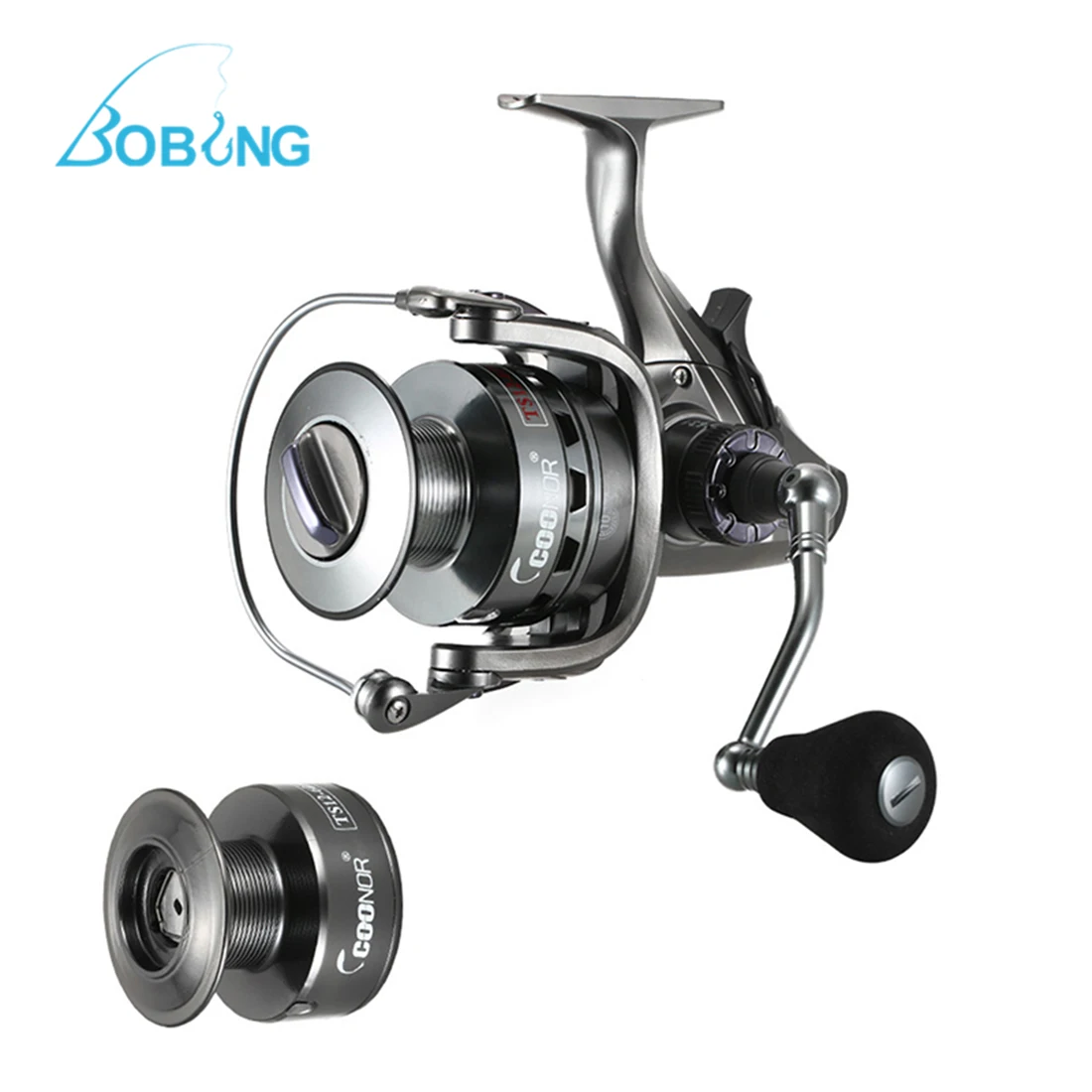

Bobing Coonor TS 4000/6000 Carp Fishing Spinning Reels Double Unloading Double Speed Double Spools Saltwater Pesca Carretilha