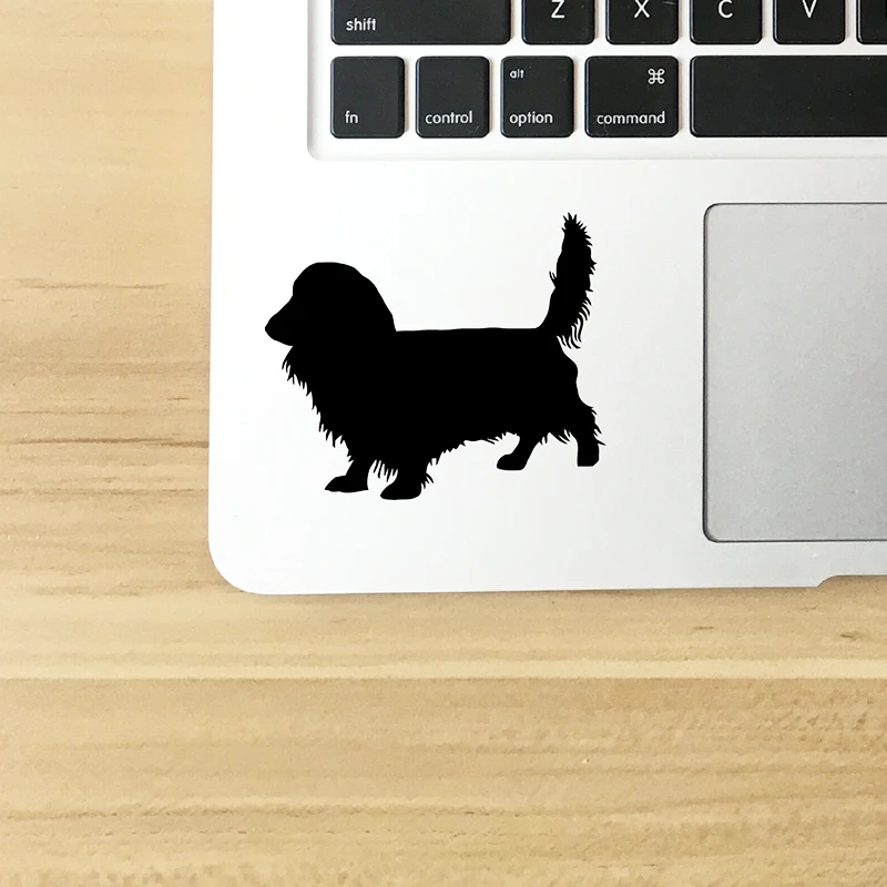long Haired Dachshund Car Stickers