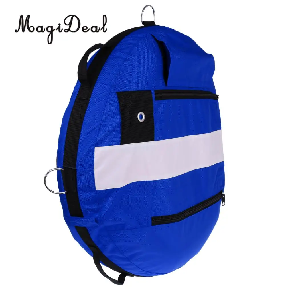 High Visibility Freediving Buoy Safety Inflatable Training Float for Scuba Diving, Spearfishing, Snorkeling - 4 Colors Available