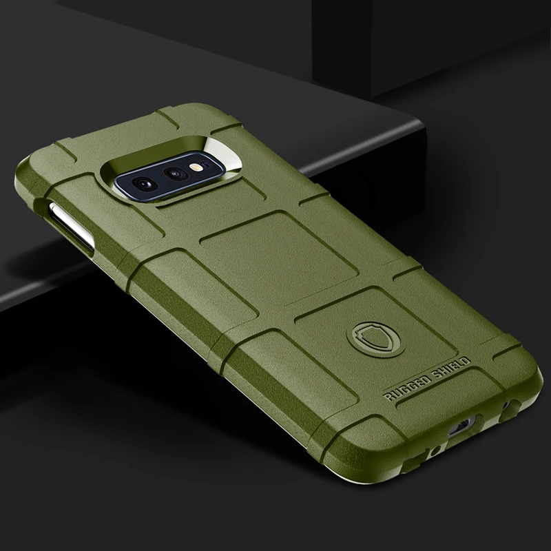

Rugged Shield Case For Samsung Galaxy S10 Case Silicone Full Protection Cover For Samsung S10 Plus Lite 5G S10e Soft Rubber Bag