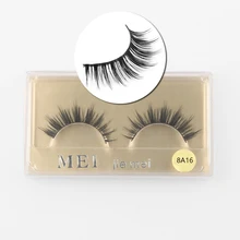 1 пара модные мягкие натуральные длинные толстые Накладные ресницы расширение принадлежности для макияжа ручной работы Очаровательные накладные ресницы