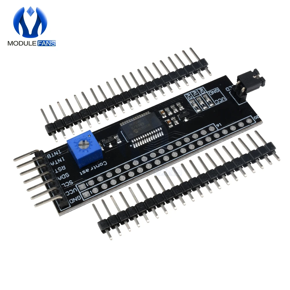 MCP23017 12864 128*64 lcd igc IIC TWI последовательный интерфейс SPI плата адаптера модуль преобразователя для Arduino 1602 2004 с контактами