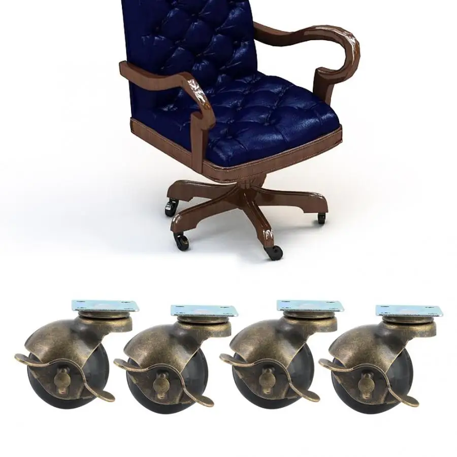 furniture wheels 4 pcs 2inch Office Furniture Swivel Top Plate Hooded Ball Caster Wheels With Brake wheel for trolley furniture wheels 4 pcs 2inch Office Furniture Swivel Top Plate Hooded Ball Caster Wheels With Brake wheel for trolley