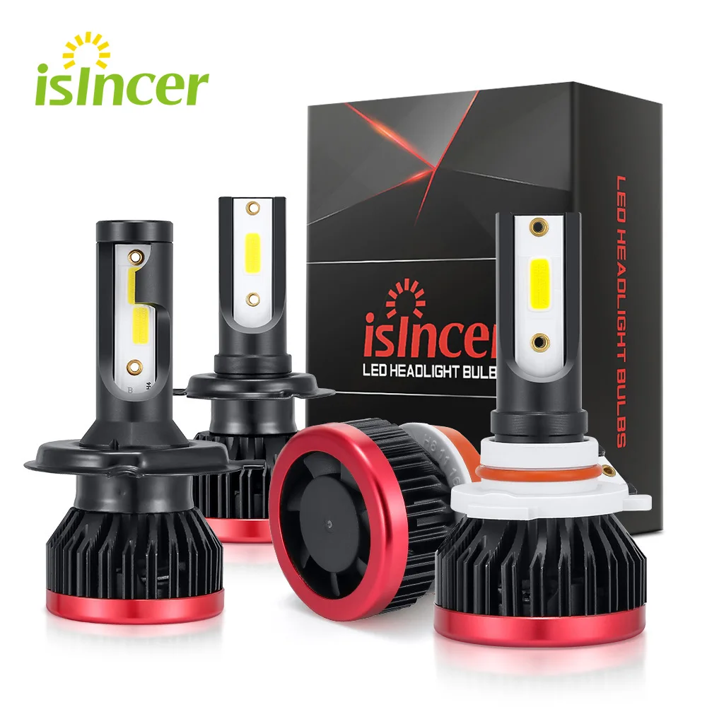 

Isincer Super Mini H4 72W 8000LM LED Headlight H7 9005 9006 Car Spot Bulbs Conversion Kit Lamps for Auto Headlamps