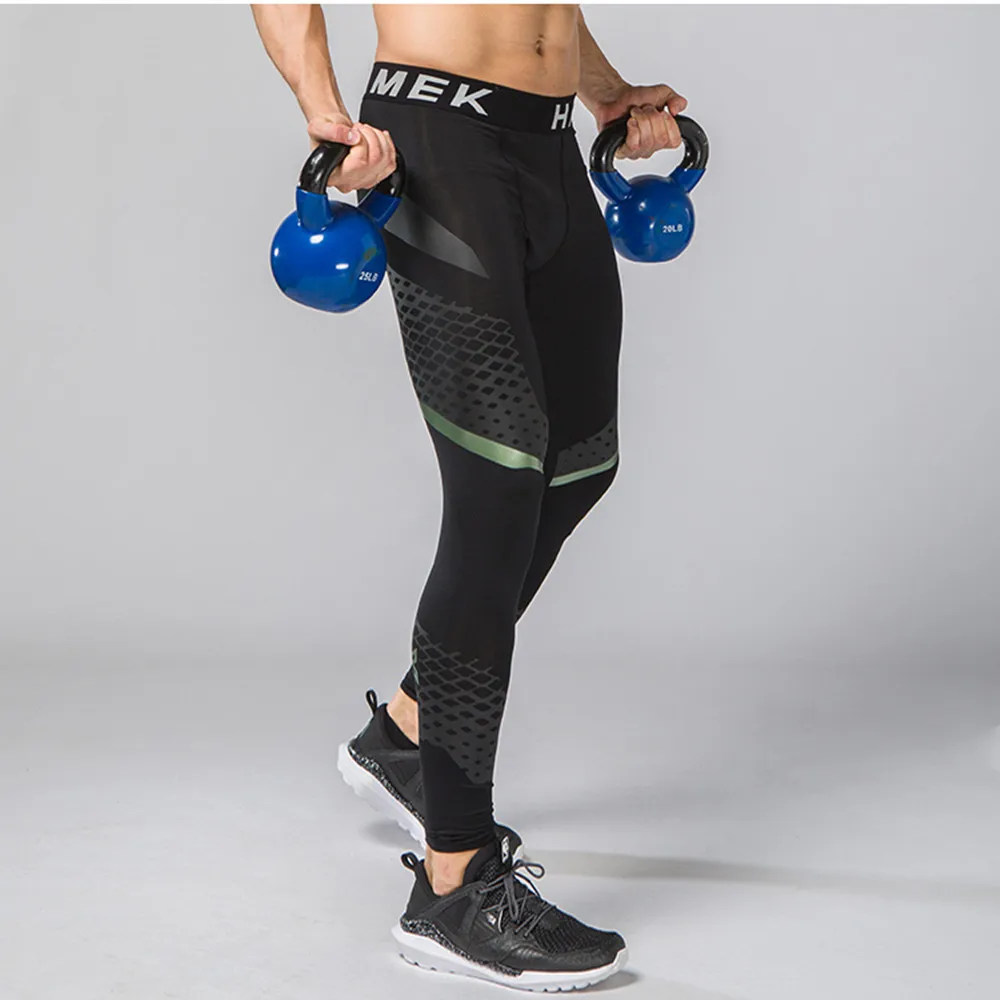 Men Compression Running Tights Pants Jogging Soccer Training Pants Tennis Sports Fitness Leggings Basketball font b