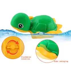 Плавание черепаха рыб корабль игрушки для купания ребенка игрушки для ванной игрушки Плавание ming заводные на цепочке Aqua играть воды малыш