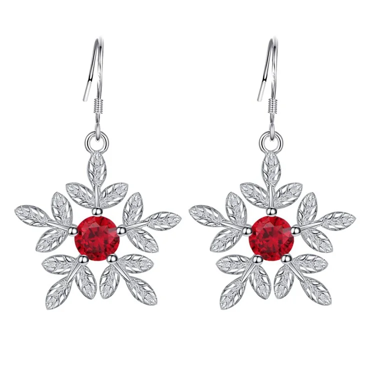 

Free shipping high quality silver plated earrings Fashion jewelry WE1067