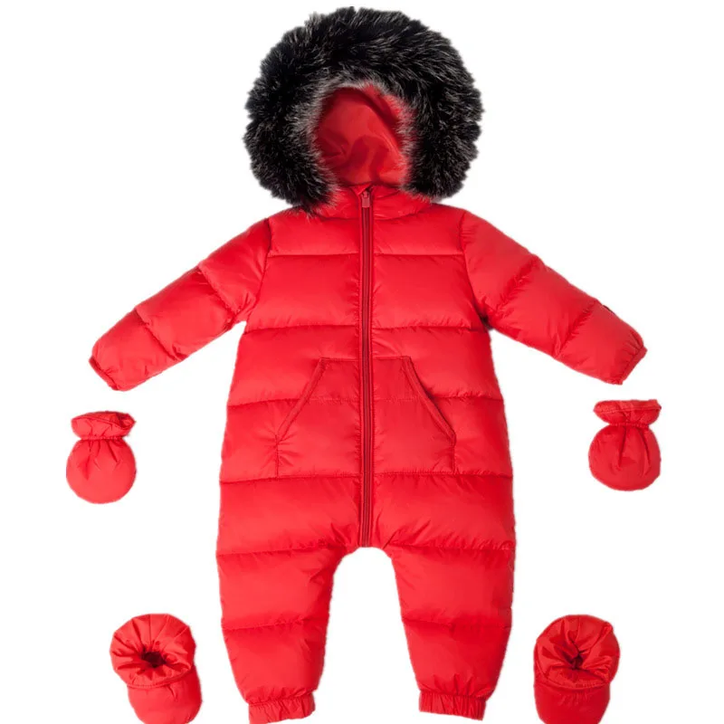 

-40 Winter Baby Snowsuit 90% Duck Down Jacket for Girl Coats Winter Park for Infant Boy Snowsuit Snow Wear Baby Winter Clothes