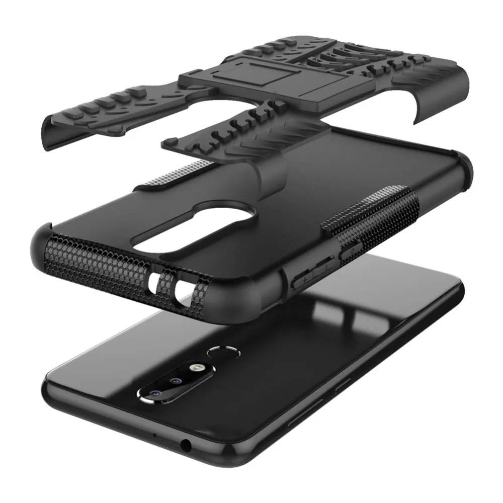 Чехол для Nokia 6 1 2 3 5 8 7 Plus X3 X5 X6 X7 4 ударопрочный армированный Жесткий ПК силиконовый