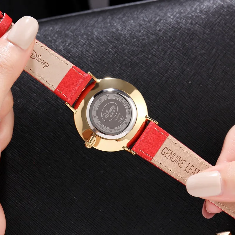 Disney Watch Happiness Mickey Mouse Women Luxury Bling Rhinestone Ladies Fashion Quartz Leather Band Waterproof watches 11089 Disney Watch Happiness Mickey Mouse Women Luxury Bling Rhinestone Ladies Fashion Quartz Leather Band Waterproof watches 11089