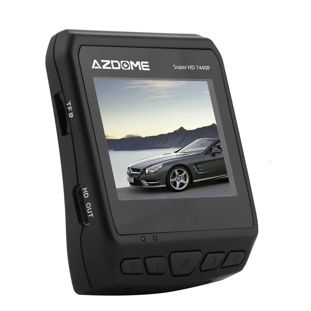 AZDOME DAB211 Ambarella A12 2560x1440P Super HD Видеорегистраторы для автомобилей приборной панели Камера видео Регистраторы петля Запись Dash Cam Ночное видение gps