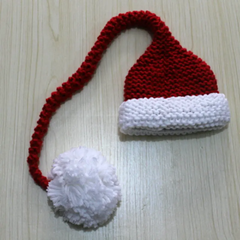 Newborn Baby Photography Props Knit Hat Photo Props Accessories Newborn Baby Bonnet Kids Cap Christmas Hat Photo Costume (5)