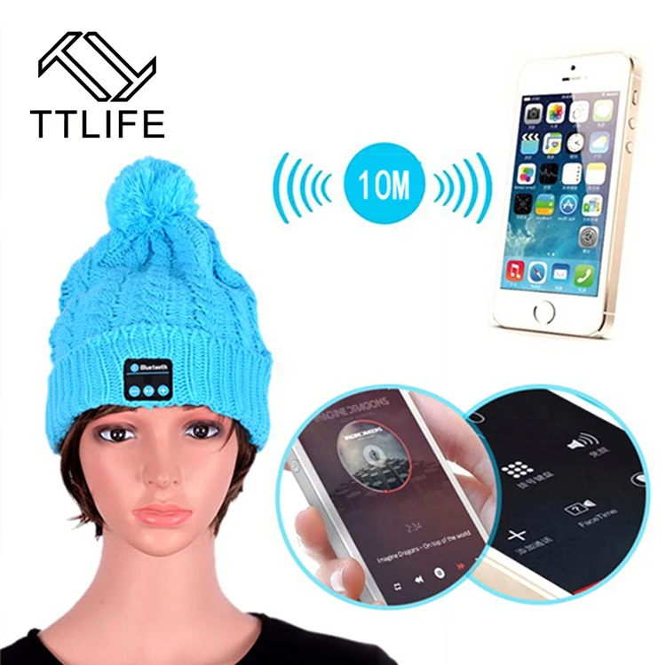  TTLIFE [Wireless Headphone] Bluetooth Earphone Hat Cap Headphones Stereo Bluetooth Headset Casque Audio For iphone Smartphone 