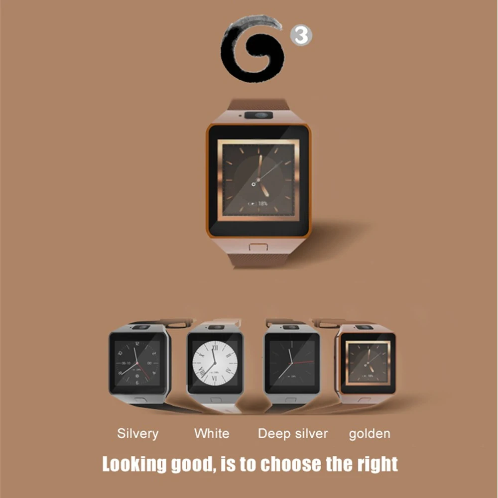  Hot Selling 3G WIFI QW09 Android Smart Watch Bluetooth 4.0 Real-Pedometer SIM Card Call Anti-lost S