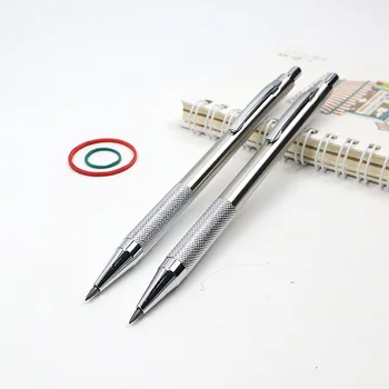 

High Quality Metal Mechanical Pencil 2.0mm 2B Sketch Drawing Automatic Pencil Send 2 Pencil lead For School Office Stationery