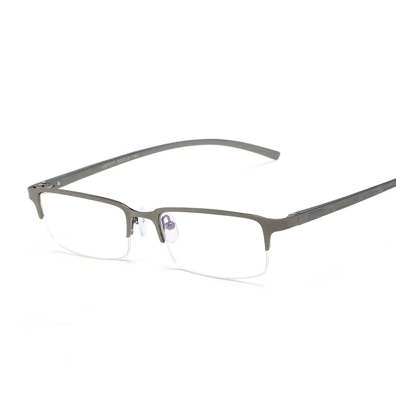 Elbru полуоправа для очков, модные черные Золотые Квадратные очки, оправа для мужчин, ультралегкие очки для близорукости, оправы для очков по рецепту, мужские s мужские