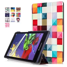 PU Stand Cover Case for Lenovo tab2 A8 (tab 2 A8-50 A8-50F A8-50LC) 8″ Tablet + 2Pcs Screen Protector