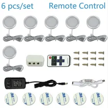 US Plug 12 V DC 2,5 W внутренняя лампа под шкаф кухонный светильник шкаф круглый светодиодный теплый белый/белый свет