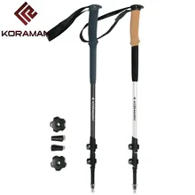 NEW cork handle sticks Hiking stick portable telescopic out lock Climbing supplies climbing gear Aluminum alloy walking stick fiery deer generation3 trigger twopod camera scopes binoculars hunting stick shooting sticks climbing sticks gun rest