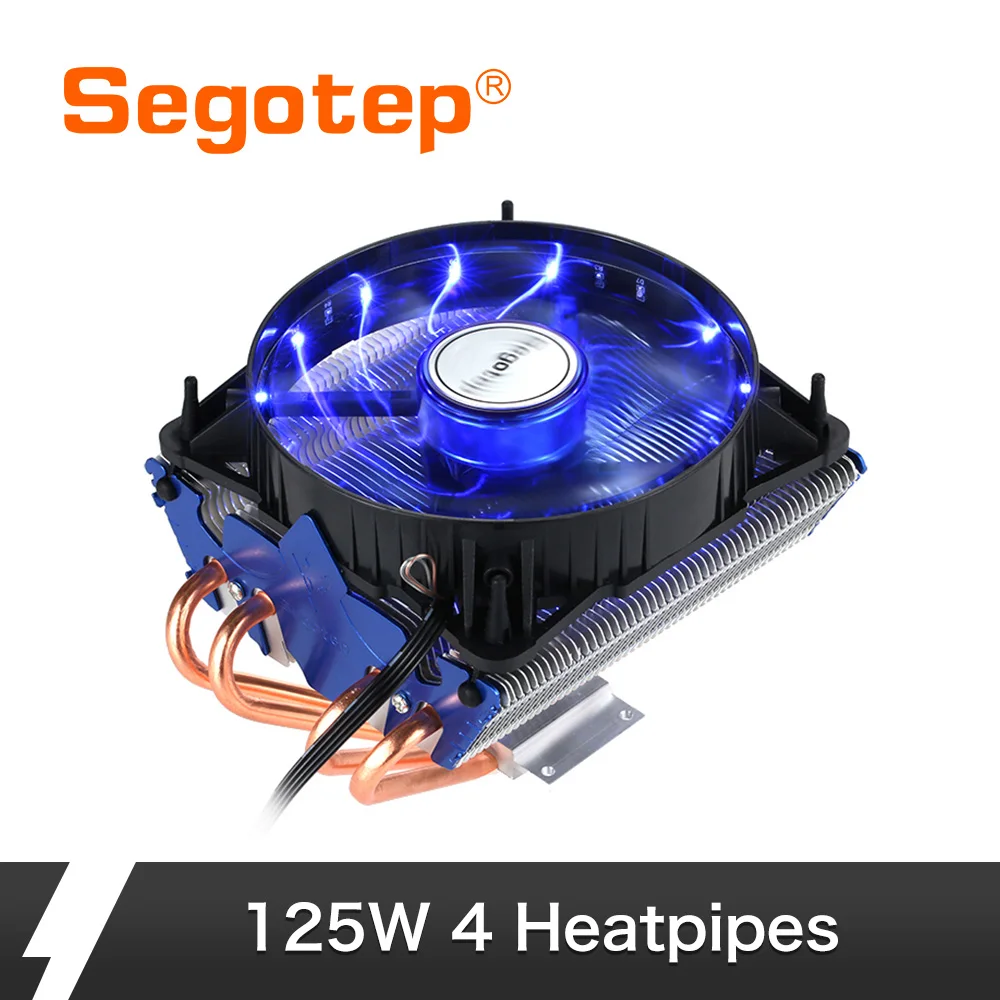 Follow The Lights To The Cooling System Segotep T4 Frost Castle Cooling System CPU Cooler LED Lights 4