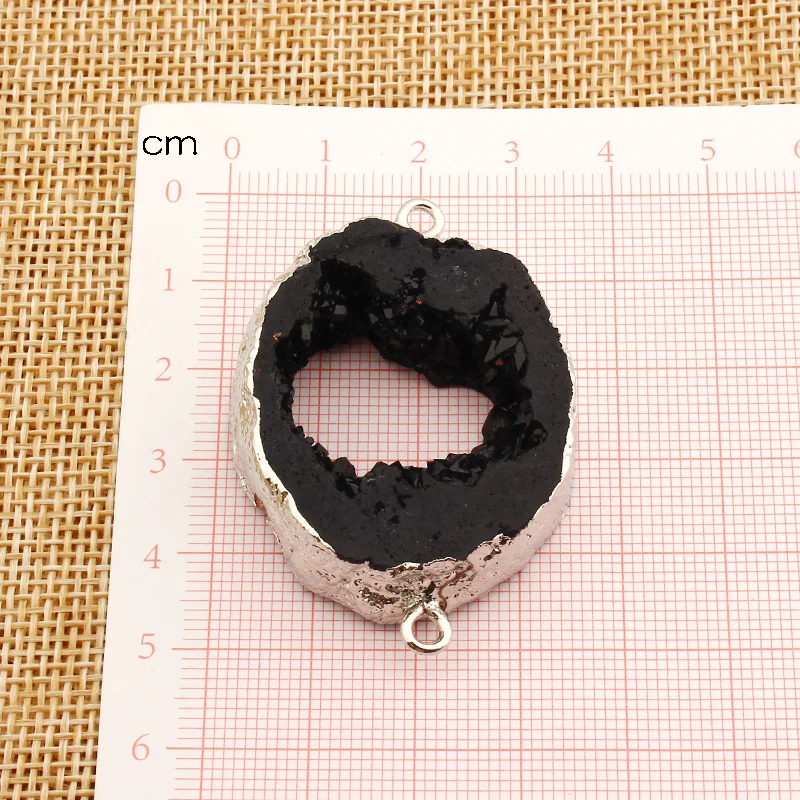 2 шт гиперболические полые полимерные браслеты соединители DIY Шарм ювелирных изделий для женщин колье ожерелье серьги аксессуары F162