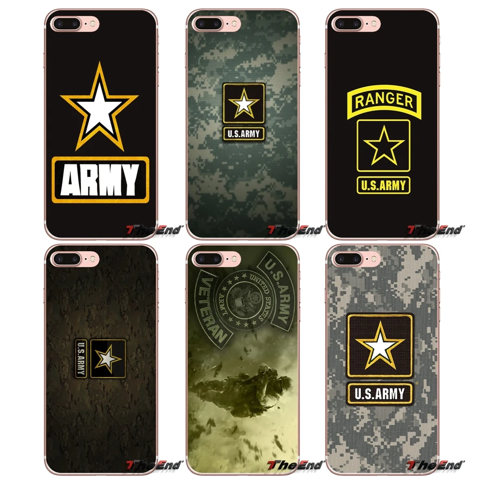 Чехол из ТПУ для Samsung Galaxy S3 S4 S5 MINI S6 S7 edge S8 Plus Note 2 3 4 5 Grand Core Prime US Army Veteran Signal Corps |