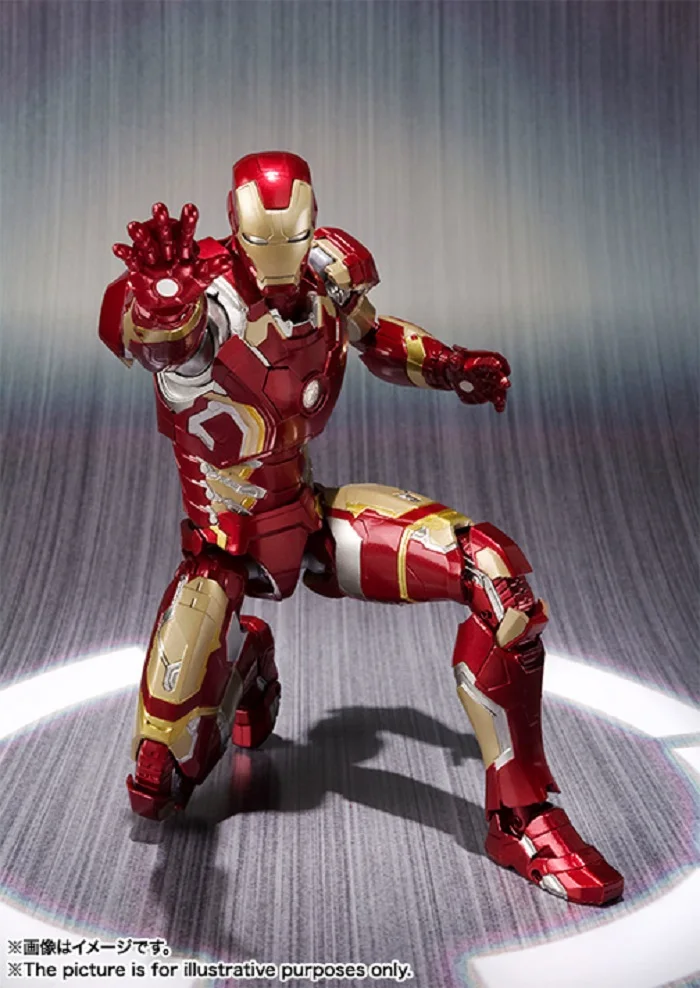 SHF Marvel Ironman 15cm Super Hero Avengers Iron man BJD Figure Model Toys