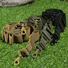 Gohantee нейлон Для мужчин MOLLE Весна слинг охота пистолет патроны держатель 15 круглый картридж с зажимом для крепления на поясной ремень две точки 12/20GA