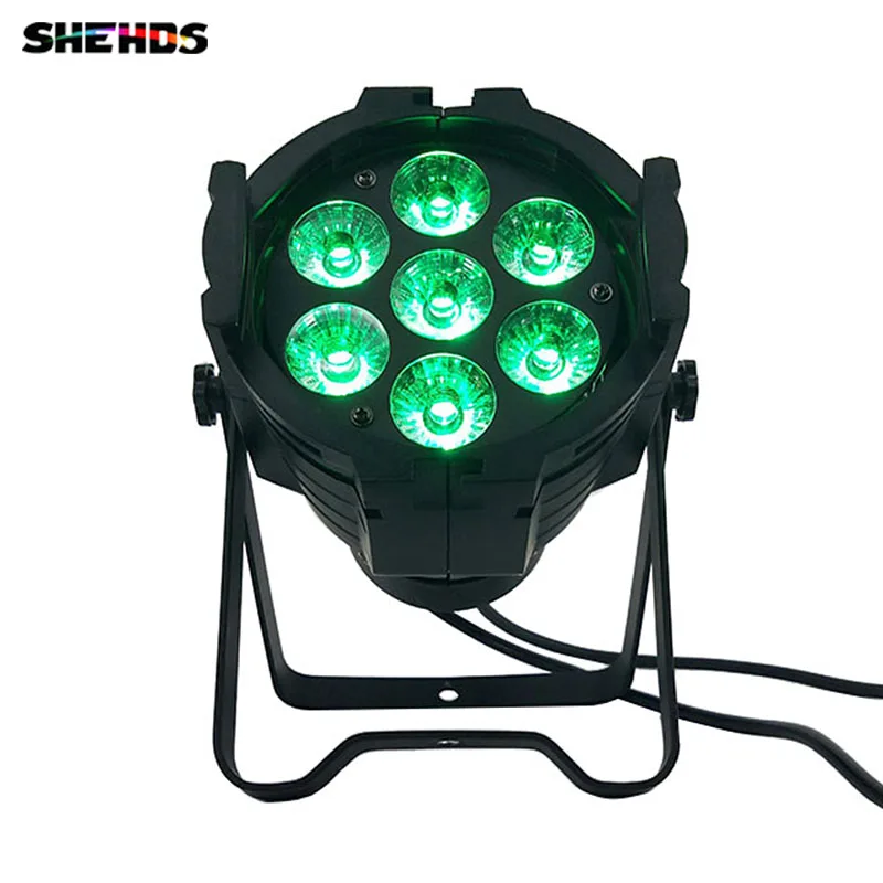 Светодиодный светильник Can Par 7x18 Вт из литого алюминия RGBWA + UV 6IN1 сценический dmx512