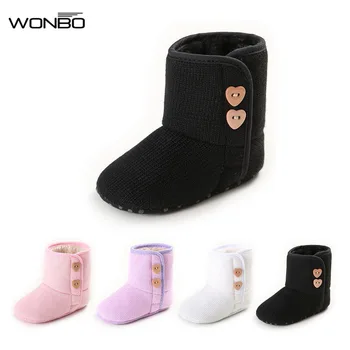 

New Arrival Fashion Winter Super Keep Warm Simply Style Newborn Baby Boy Girls Princess First Walkers Shoes Boots Booties Booty