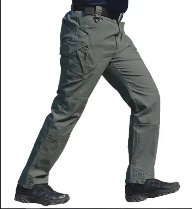S. archon IX9 город военные тактические брюки карго мужские спецназ армейские брюки мужские повседневные много карманов стрейч хлопковые брюки - Цвет: army green