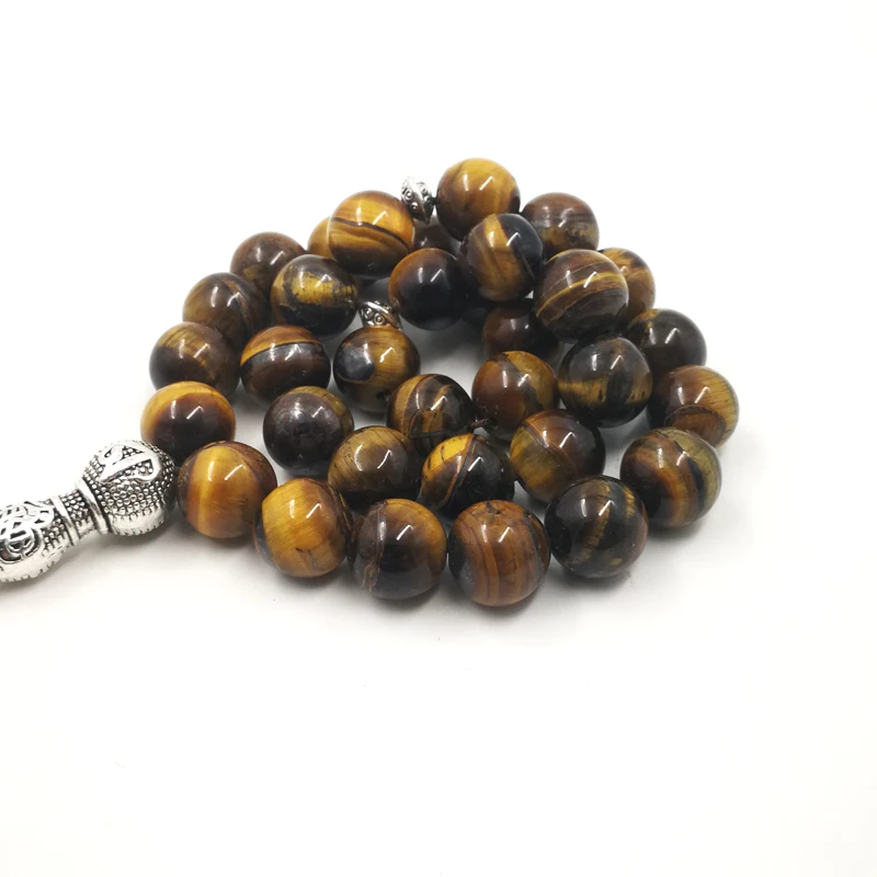 2019 Специальный стиль Tasbih натуральный тигровый глаз камень уникальный дизайн