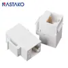 Cat5 Cat5e модуль RJ45 разъем keystone Jack RJ45 Удлинительный соединитель распределительный расширительный адаптер для распределительной рамы, стеново... ► Фото 3/6