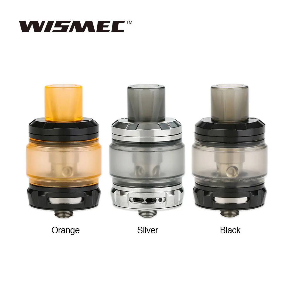 

Original WISMEC Amor NS Plus Atomizer 27mm Diameter 2ml/4.5ml Capacity with Newest WS04 MTL 1.3ohm Head Intense Flavor Atomizer