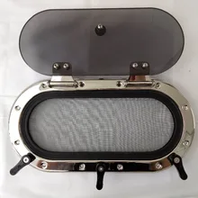 15,7*7,9 дюйма 400*200 мм 316L нержавеющая сталь овальной формы открывающийся иллюминатор оконный люк для морской лодки яхты