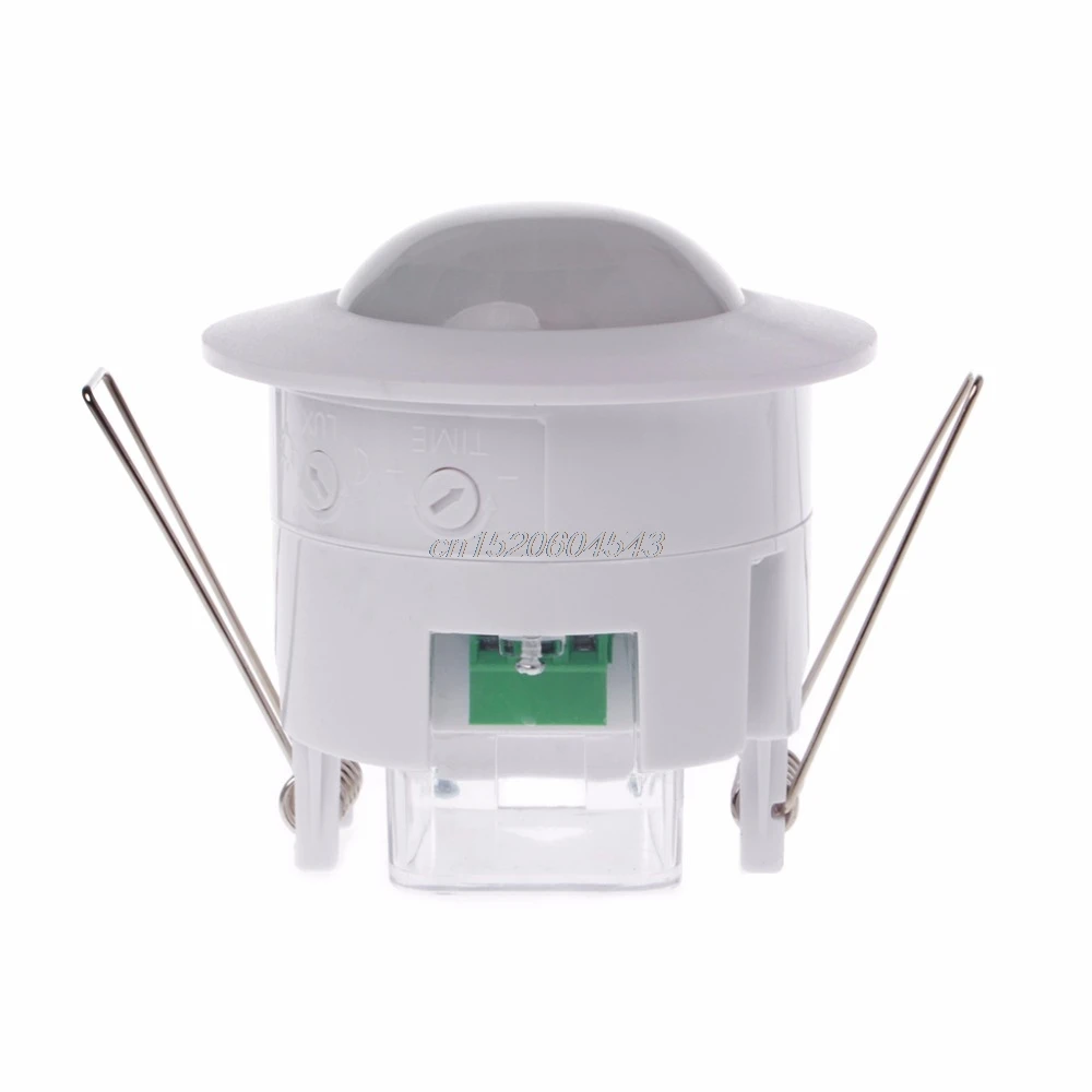 

110-240V AC Adjustable 360 Degree Ceiling PIR Infrared Body Motion Sensor Detector Lamp Light Switch R06 Drop Ship