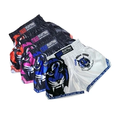 

Multi Color MMA Men's Boxing Trunks Muay Thai Fitness Breathable Boxeo Shorts Sanda Boxing Training Clothes Male Gym Sport Short