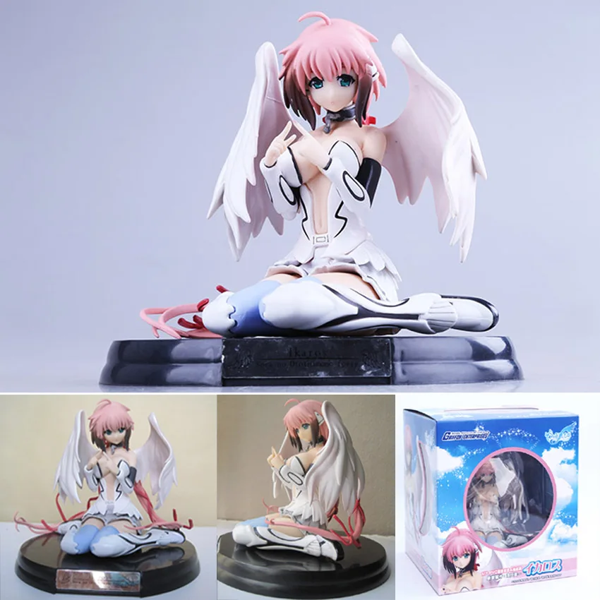 

PVC Anime Sora no otoshimono 1/7 Statue Ikaros Action Figure Heaven's Lost Property Uranus Queen Sexy Universal Angel Model Toy