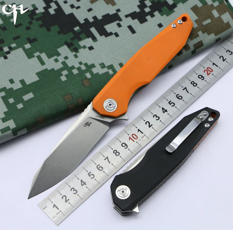 CH3004 D2 складной нож G10 Ручка Открытый Кемпинг подшипник флип Тактический