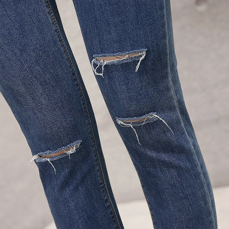 Низкая талия Y ноги Открытый 9/10 длина рваные с дырками джинсовые джинсы для беременных летние брюки карандаш живота одежда для беременных женщин