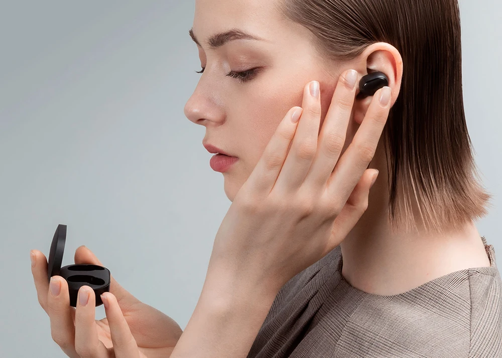 New xiaomi redmi airdots wireless headphones TWS bluetooth earphone Stereo bass BT 5.0 with Mic Handsfree Earbuds AI Control (1)