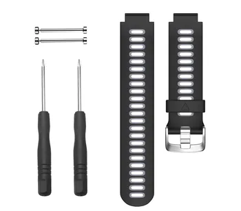 

Young Two-color Silicone Watch Band For Garmin Forerunner 735XT Smart Watch Quick Release Strap Suit For Boys Girls Decoration