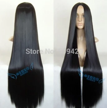 Free Shipping Cosplay Wig 1 Meters Black Long Straight Hair Midsplit An Chinese Four Cos Wig Free Shipping Cosplay Wig 1 Meters Black Long Straight Hair Midsplit An Chinese Four Cos Wig